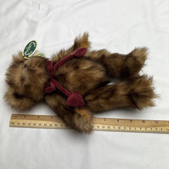 Bearington Bear Collection Harry Heartstrings 10" Jointed With Tags Collectible - Picture 11 of 12